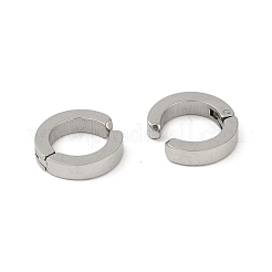 Orecchini a clip non piercing in acciaio inossidabile anti-ossidazione&nbsp;EJEW-M001-12C-P
