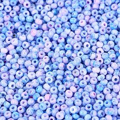 Perles de rocaille en verre picasso&nbsp;GL-N001-01A-02