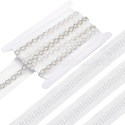 Ruban de dentelle en polyester de 4 mètre&nbsp;SRIB-GF0001-73A-02