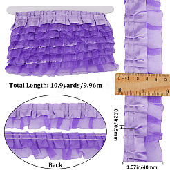 Satin-Organza-Plisseebänder&nbsp;ORIB-GF0001-06B