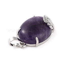 Pendenti d'ametista naturale&nbsp;G-C235-03H-RS