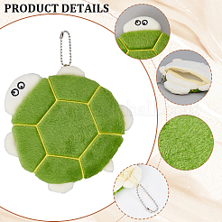 1 monedero de peluche con forma de tortuga de dinero&nbsp;AJEW-DJ0001-46