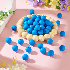 50pcs perles de silicone écologiques de qualité alimentaire&nbsp;SIL-TADJ0001-03I