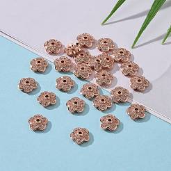5 micro en laiton -petal ouvrent caps zircons clairs&nbsp;ZIRC-P001-31RG