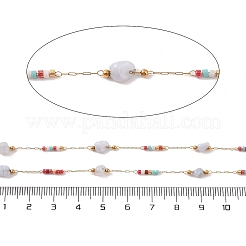 Catene a maglie di agata naturale&nbsp;CHS-C012-03A-G