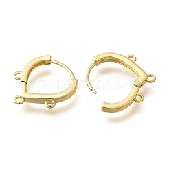 Fornituras de aretes de latón&nbsp;LS-KK-Q035-08G