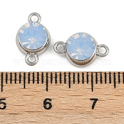 Verbindungsanhänger aus Messing mit kubischem Zirkonia-Pavé&nbsp;KK-H078-06P-01