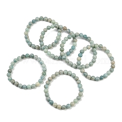 Stretch-Armbänder aus natürlichen Amazonitperlen für Männer und Frauen&nbsp;BJEW-K286-01