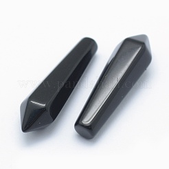 Natürliche spitze Obsidianperlen&nbsp;X-G-E490-C17
