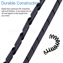 Tubo de disposición de cables y alambres pe de tipo abierto&nbsp;FIND-WH0090-95B-02