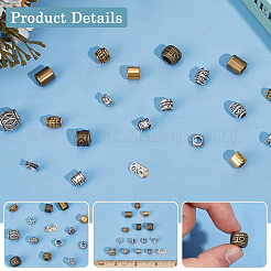 150 stücke 15 stile tibetanische legierung europäische perlen&nbsp;FIND-SC0019-85