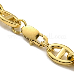 Ionenplattierung (IP) 304 Edelstahl ovale Gliederkettenarmbänder&nbsp;BJEW-D030-11A-G