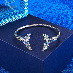Brazalete de esmalte de aleación de cola de sirena&nbsp;JB744A