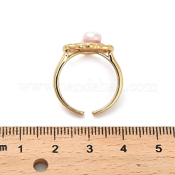 Manschettenringe aus Messingemail&nbsp;RJEW-K291-04G-01