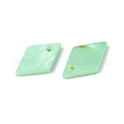 Ciondoli di conchiglie d'acqua dolce naturali verniciati a spruzzo&nbsp;BSHE-T014-07D