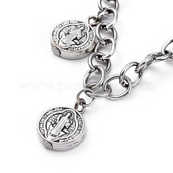 Bracelets de charme en alliage de religion&nbsp;BJEW-JB04647