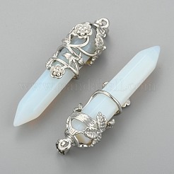 Opalite spitze Anhänger&nbsp;G-O164-02-P01