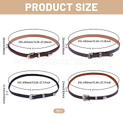 4 pz 4 stili fasce per cappelli in similpelle&nbsp;DIY-CA0007-59