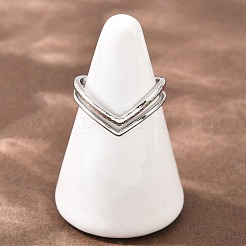 Offene Manschettenringe aus Edelstahl 304&nbsp;RJEW-Z125-02P