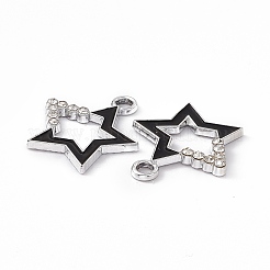 Colgantes de aleación de Diamante de imitación&nbsp;PALLOY-P287-09P-02