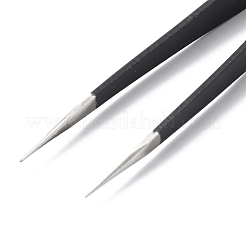 Perlenpinzette aus sprühlackiertem Edelstahl 201&nbsp;TOOL-G021-04