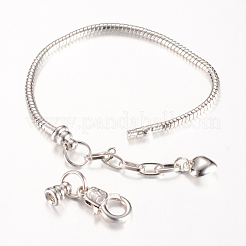 Bracelet en laiton en style européen en bijoux&nbsp;X-KK-S756-17cm-01P
