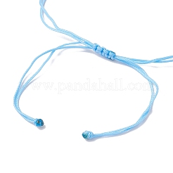 Braccialetti di perline intrecciate con cordino di nylon regolabile&nbsp;BJEW-MZ00170-06