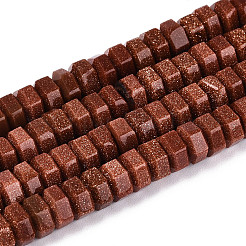 Perle sintetiche Goldstone fili&nbsp;G-N357-14A-02