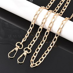Taschenketten aus gedrehter Kette aus Legierung&nbsp;X-AJEW-H145-86G