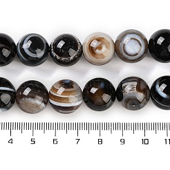 Fili di perline di agata naturale&nbsp;G-NH0019-F01-03