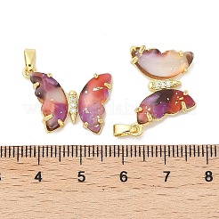 Pendentifs de placage en laiton&nbsp;KK-U011-01G-E