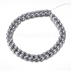 Electroplate magnetico ematite sintetico fili di perline&nbsp;G-A164-12A-04