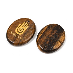 Pendentifs en œil de tigre naturel&nbsp;GG-CBA2BD6-02H