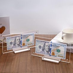 3 set di cornici trasparenti per esposizione di valuta in acrilico&nbsp;ODIS-CA0001-14