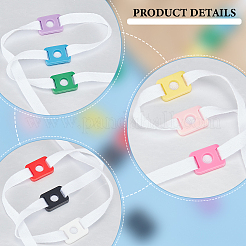 36 Stück PVC-Schnürsenkel-Schnallenclips in 9 Farben&nbsp;FIND-AN0001-10