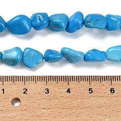 Natürliche Howlith Perlen Stränge&nbsp;G-P497-01E-37