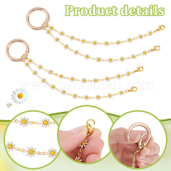 2 Stück Messing Emaille Gliederketten Schuhe Charms&nbsp;HJEW-PH02123
