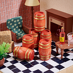 Miniaturornamente aus Holzfässern&nbsp;DIY-WH0308-916