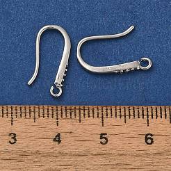 Ohrhaken aus Messing mit Mikropflaster und klaren Zirkonia&nbsp;KK-A231-12P