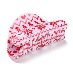Weihnachtsthema-PVC-Krallenhaarspangen&nbsp;LS-PHAR-C001-01A