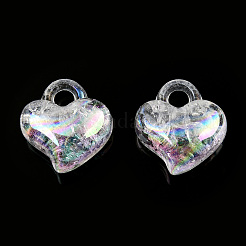 Acryl transparent Knistern Anhänger&nbsp;MACR-ZX022-29G