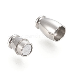 Fermoirs magnétiques en acier inoxydable 304 résistant au ternissement avec emembouts collées&nbsp;STAS-K199-17P-A