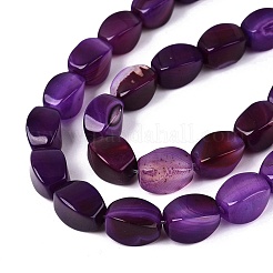 Chapelets de perles d'agate naturelle&nbsp;G-Q604-02A-08