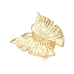 Bagues de manchette ouvertes en alliage papillon pour femmes&nbsp;RJEW-U006-06A-G