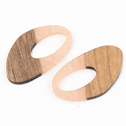 Colgantes de resina opaca y madera de nogal&nbsp;RESI-S389-002A-C02