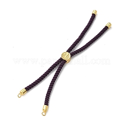 Fabricación de pulsera de hilo de algodón&nbsp;KK-F758-03O-G