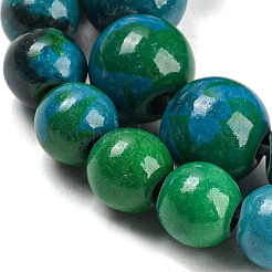 Perline Chrysocolla fili sintetici&nbsp;X-G-L529-B01-4mm