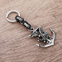 Ancora vintage in acciaio inox 304 con portachiavi a forma di aquila&nbsp;ZH6166