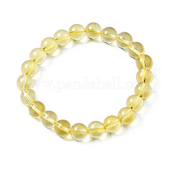 Synthetische Citrin-Stretch-Armbänder&nbsp;BJEW-Q692-48B