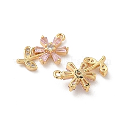 Colgante micropavé cubic zirconia de latón&nbsp;KK-C099-02G-02